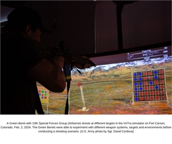 Green Berets leverage immersive simulator for training